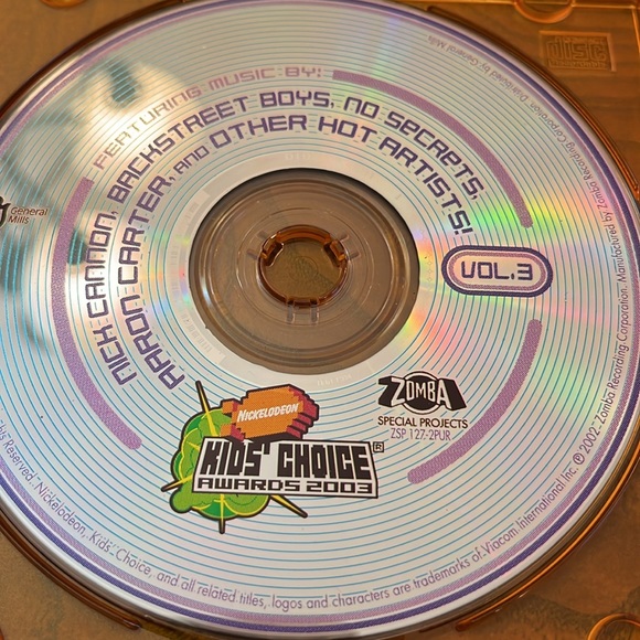 Kids Choice Awards 2003 ~ Disc ~ Vol 3 - Picture 3 of 3